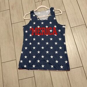‘MERICA tank top size medium only worn once